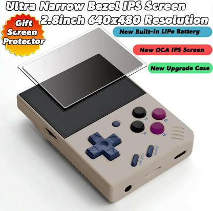 Miyoo Mini V2 Handheld Retro Game Console Retro Gray.