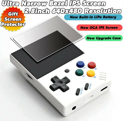 Miyoo Mini V2 Handheld Retro Game Console Retro White.