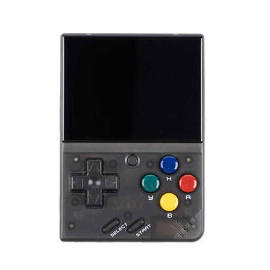 Miyoo Mini V2 Handheld Retro Game Console Transparent Black.