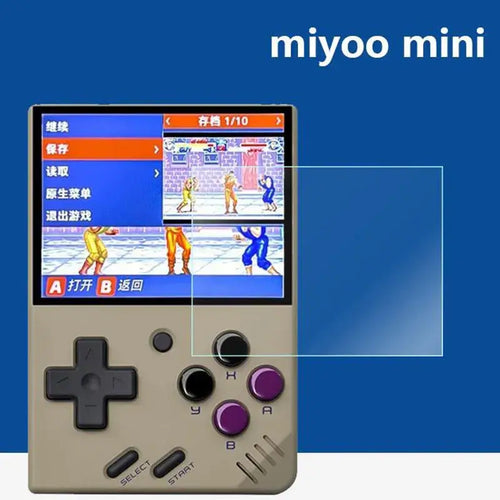 Hard Tempered Glass Screen Protector for Miyoo Mini.