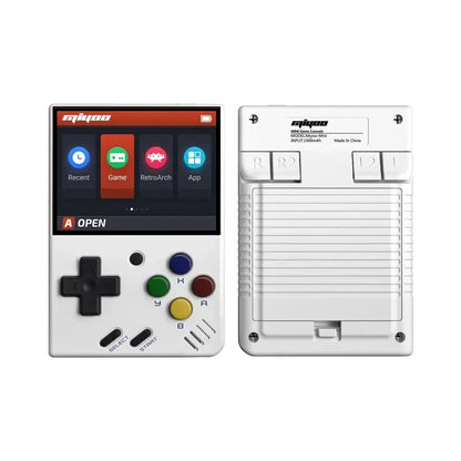 Miyoo Mini V4 Handheld Retro Game Console Transparent Blue.